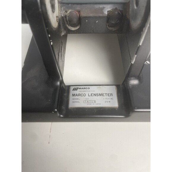Marco Lensmeter Model 101 Base Stand Mounting Bracket Replacement Part - Picture 4 of 8